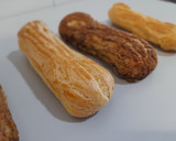Foto del paso 8 de la receta: Eclair con craquelin (y sin) rellenos de crema pastelera