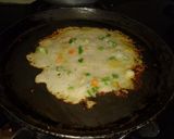 A picture of step 4 of Bread uttapam.