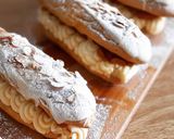 Foto del paso 7 de la receta Eclairs sin gluten de crema y albaricoque con chocolate blanco
