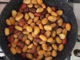 Ñoquis con chorizo
