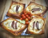 Foto del paso 5 de la receta Hojaldres de manzana con queso de cabra y anchoas