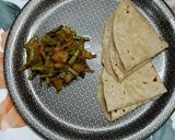 A picture of step 8 of Gawar Sabji.