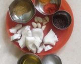 A picture of step 2 of Kerala style palak thoran.