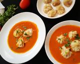 A picture of step 37 of Momo Soup(Veg).