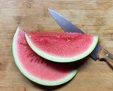 A picture of step 3 of Watermelon and Peach Granita.