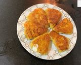 A picture of step 12 of Cheese Potato Triangles.