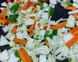 हक्का नूडल्स विथ मंचुरियान ग्रेव्ही (hakka noodles recipe in marathi) रेसिपी स्टेप 14 फोटो 
