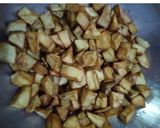 A picture of step 5 of Masala fry sweet potatoes.