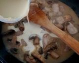 A picture of step 5 of My Garlic, Mustard, Pork & Mushroom with Pasta 😍.
