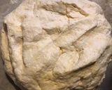 A picture of step 1 of 2 ingredient pizza dough 🍕.