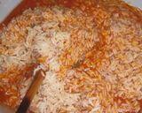 A picture of step 6 of Simple Oven Cooked Nigerian Jollof Rice.