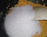 A picture of step 4 of Soji Ka halwa.