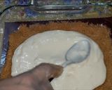 A picture of step 5 of Arabic sweet dish kunafa.