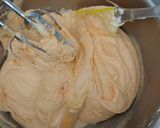 A picture of step 14 of Funfetti orange cake with hidden heart.
