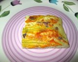 Foto del passaggio 7 della ricetta Focaccia con fiori di zucca mozzarella e acciughe