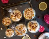 Une image de l'étape 15 de Verrines de pommes caramélisées, mousse au citron express et noisettes grillées🍎🍋🌰.