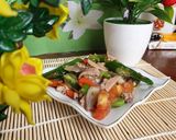 Foto langkah ke 5 dari resep Cumi asin bumbu pelangi petai.