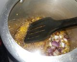 A picture of step 4 of Kashmiri rajma masala.