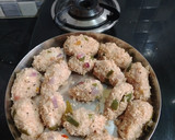 * வெஜ் சம்பா ரவை, கொழுக்கட்டை*(wheat rava veg kolukattai recipe in tamil) ரெசிபி ஸ்டேப் 6 புகைப்படம்