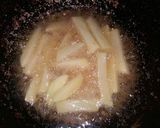 A picture of step 1 of Spicy fried potato sabzi.