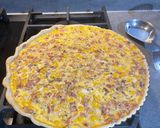 Foto del paso 6 de la receta: Quiche de cebolla choclo y jamón