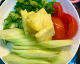 Hình bước làm 1 của món Canh chua với giá đơn giản vô cùng