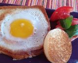 Foto del paso 3 de la receta: Huevos en canasta o en chancleta