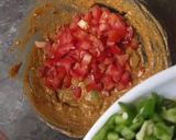 A picture of step 3 of Paneer tikka sandwich.