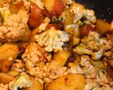 A picture of step 3 of 3 spices gobhi aalo.