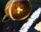 A picture of step 3 of Dal Makhani.