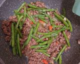 Foto langkah ke 7 dari resep Buncis Cah Daging Giling.