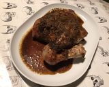 Une image de l'étape 7 de Épaule de chevreau marinée et grillée sauce orange et épices.
