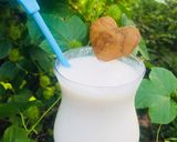 Hình bước làm 2 của món Sinh tố dừa non
