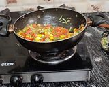 A picture of step 3 of Vegetable Soup.