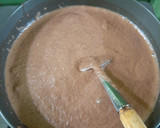 Foto langkah ke 3 dari resep Puding Brownis Roti Tawar.