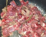 Foto del paso 1 de la receta: Guiso de fideo con carne de guanaco