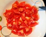Foto del paso 1 de la receta: Gnocchi con tomate, champiñones, calabacín y queso