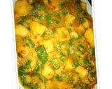 A picture of step 4 of Yam porridge.