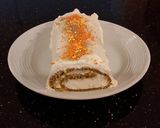 A picture of step 29 of Carrot Cake Roll with Whipped Cinnamon Cream Cheese Filling and Frosting.