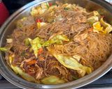 A picture of step 5 of Pancit Sotanghon Guisado (Stir-Fried Glass Noodles).