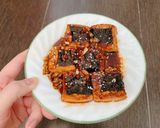 Hình bước làm 3 của món Đậu hũ rong biển sốt dầu hào - ăn dặm