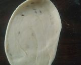 A picture of step 4 of Farshi Puri.