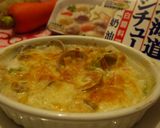 【北海道白醬烤】奶油玉米蛤蜊蘑菇烤白菜的食譜步驟5照片