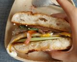 Hình bước làm 6 của món Sandwich Focaccia