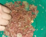 صورة لخطوة 1 من وصفة طاجين البسباس باللحم المفروم 🍖 والجبن 🧀
