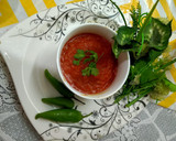 A picture of step 3 of Pizza souce.