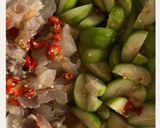 Hình bước làm 3 của món Cóc trộn gân bò