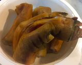 Hình bước làm 1 của món Bì, bún, bê (3B)