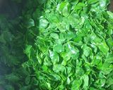 A picture of step 2 of Healthy Moringa Upkari - quick and simple.