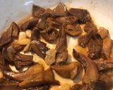 A picture of step 4 of Noodle and Mushroom Soup in 10 Minutes.